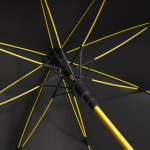 Automatik-Regenschirm aus Pongee mit farbigem Rand, Ø 103 cm