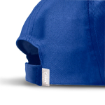 Basecap aus recyceltem Polyester mit gebogenem Visier, 125 g/m² farbe köngisblau