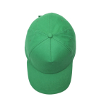 Cap aus gekämmter Baumwolle mit farbigem Schirmdetail, 255 g/m² farbe grün