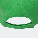 Cap aus gekämmter Baumwolle mit farbigem Schirmdetail, 255 g/m² farbe grün