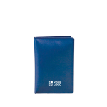 Dokumentenmappe mit 2 Trennfächern und transparentem Innenfach farbe marineblau