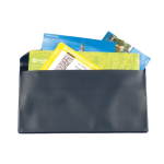 Dokumentenhalter ideal zum Transport von Reisedokumenten farbe marineblau