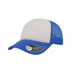 Cap aus Polyester mit gebogenem und gepolstertem Visier, 80 g/m2 farbe köngisblau