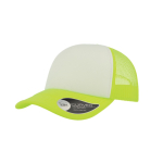 Cap aus Polyester mit gebogenem und gepolstertem Visier, 80 g/m2 farbe neongelb