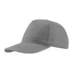 Leichte Cap aus Baumwolle mit kontrastfarbenem Schirm, 160 g/m2 farbe hellgrau