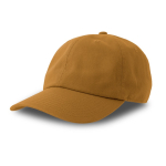 Cap mit 6 Paneele aus gebürsteter Baumwolle als Merchandising farbe senfgelb