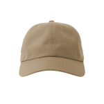 Unstrukturierte Kappe mit Schnallenverschluss 280 g/m² farbe khaki