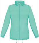 Wasserabweisende Damen-Windjacke aus Nylon, B&C farbe türkis