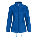 Wasserabweisende Damen-Windjacke aus Nylon, B&C farbe köngisblau