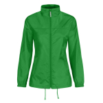 Wasserabweisende Damen-Windjacke aus Nylon, B&C farbe hellgrün