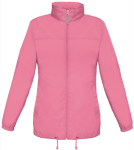 Wasserabweisende Damen-Windjacke aus Nylon, B&C farbe hellrosa
