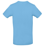 Kurzärmliges Herren-T-Shirt aus Baumwolle, 185 g/m2, B&C farbe hellblau