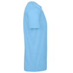 Kurzärmliges Herren-T-Shirt aus Baumwolle, 185 g/m2, B&C farbe hellblau