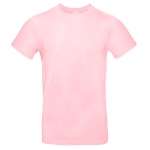 Kurzärmliges Herren-T-Shirt aus Baumwolle, 185 g/m2, B&C farbe pastellrose