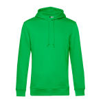 Damen-Sweatshirtjacke aus Baumwolle mit Reißverschluss, 280 g/m2, B&C farbe apfelgrün