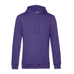 Damen-Sweatshirtjacke aus Baumwolle mit Reißverschluss, 280 g/m2, B&C farbe purpurfarben