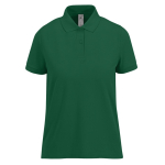 Klassisches Kurzarm-Poloshirt aus Baumwolle für Damen, 180 g/m2, B&C farbe flaschengrün