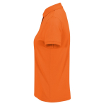 Klassisches Kurzarm-Poloshirt aus Baumwolle für Damen, 180 g/m2, B&C farbe dunkelorange