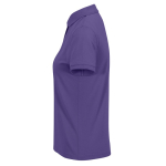Klassisches Kurzarm-Poloshirt aus Baumwolle für Damen, 180 g/m2, B&C farbe purpurfarben