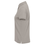 Basic-Baumwollpoloshirt für Damen mit kurzen Ärmeln, 210 g/m2, B&C farbe grau