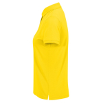 Basic-Baumwollpoloshirt für Damen mit kurzen Ärmeln, 210 g/m2, B&C farbe gelb