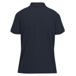 Basic-Baumwollpoloshirt für Damen mit kurzen Ärmeln, 210 g/m2, B&C farbe dunkelblau