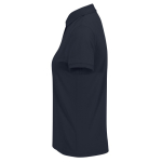 Basic-Baumwollpoloshirt für Damen mit kurzen Ärmeln, 210 g/m2, B&C farbe dunkelblau