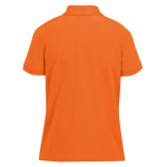 Basic-Baumwollpoloshirt für Damen mit kurzen Ärmeln, 210 g/m2, B&C farbe dunkelorange