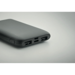 Rechteckige Powerbank aus recyceltem ABS, 5.000 mAh