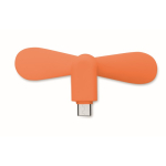 Tragbarer Mini-Ventilator für Smartphone mit USB-C-Anschluss