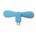 Tragbarer Mini-Ventilator für Smartphone mit USB-C-Anschluss vierte Ansicht
