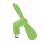 Tragbarer Mini-Ventilator für Smartphone mit USB-C-Anschluss