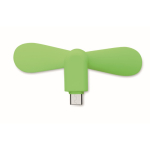 Tragbarer Mini-Ventilator für Smartphone mit USB-C-Anschluss