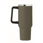Trinkbecher aus recyceltem Edelstahl mit Strohhalm 1,2 L