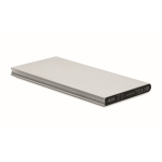 Externer Akku aus Aluminium in verschiedenen Farben, 8.000mAh farbe mattsilber zweite Ansicht