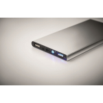 Externer Akku aus Aluminium in verschiedenen Farben, 8.000mAh farbe mattsilber viertes Detailbild