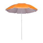 Sonnenschirm aus Polyester mit weißem Rand und UV-Beschichtung, Ø 150 cm fünfte Ansicht