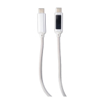1-Meter-Nylon-Ladekabel mit USB-C-Anschlüssen, 100 W erste Ansicht