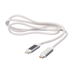 1-Meter-Nylon-Ladekabel mit USB-C-Anschlüssen, 100 W 41603.75