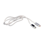 1-Meter-Nylon-Ladekabel mit USB-C-Anschlüssen, 100 W erstes Detailbild