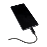 1-Meter-Nylon-Ladekabel mit USB-C-Anschlüssen, 100 W drittes Detailbild