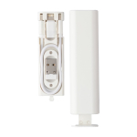 Lade- und Datenübertragungskabel mit vielen Funktionen farbe weiß achte Ansicht