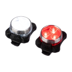 Wiederaufladbare Fahrradlichter mit 3 LEDs und 4 Leuchtmodi erste Ansicht