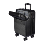 ABS-Trolley mit Fronttasche für Laptop und Zahlenschloss zweites Detailbild