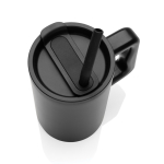 Elegante Thermotasse aus recyceltem Edelstahl, 800 ml farbe schwarz sechste Ansicht