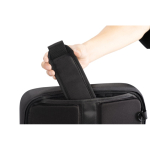 Diebstahlsicherer Rucksack aus RPET, wandelbar in 16” Laptop-Tasche farbe schwarz Ansicht 13