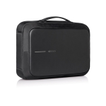 Diebstahlsicherer Rucksack aus RPET, wandelbar in 16” Laptop-Tasche farbe schwarz zweite Ansicht