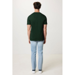 Unisex-T-Shirt aus 100 % Baumwolle, Regular Fit, 180 g/m², Iqoniq farbe waldgrün zweite Ansicht mit Modell