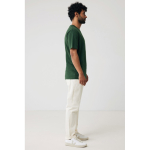Unisex-T-Shirt aus 100 % Baumwolle, reguläre Passform, 180 g/m2 Iqoniq farbe waldgrün vierte Ansicht mit Modell
