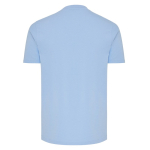 Unisex-T-Shirt aus 100 % Baumwolle, Regular Fit, 180 g/m², Iqoniq farbe cyan-blau zweite Ansicht